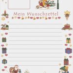 Word Vorlage Weihnachten Briefpapier Genial Wunschzettel Vorlage Kinder Pinterest
