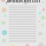 Wunschzettel Vorlage Word Erstaunlich Vorlage Wunschzettel Weihnachten Word – Europäische