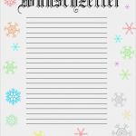 Wunschzettel Weihnachtsmann Vorlage Luxus Weihnachten Wunschzettel Nr3 Zum Ausdrucken