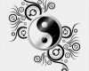 Yin Yang Tattoo Vorlagen Cool Yin Yang with ornament Stock Vector Illustration Of
