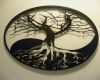 Yin Yang Tattoo Vorlagen Erstaunlich Oval Yin Yang Tree Of Life Metal Wall Art