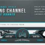 Youtube Banner Vorlage Photoshop Fabelhaft 89 Youtube Gaming Banner Template Psd Gaming