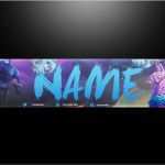 Youtube Kanalbanner Vorlage Schön fortnite Pack Template