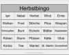 Zahlen Bingo Vorlage Erstaunlich Ein Bingo Spiel Mit 48 Begriffen Zum Herbst Statt Zahlen