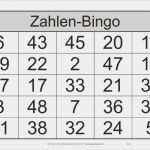 Zahlen Bingo Vorlage Schönste Bingo Spielscheine Mit Zahlen Von 1 Bis 48