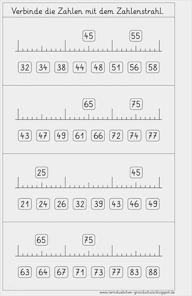 Zahlenstrahl Bis 100 Vorlage Schön Lernstübchen Zahlenstrahl Ab 3