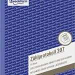 Zählprotokoll Kasse Vorlage Großartig Zählprotokoll 307