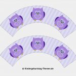 Zahnstocher Fähnchen Vorlage Gut Eulen Geburtstag Dekoration Bastelideen Einladung Und