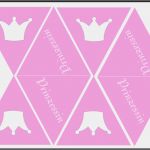 Zahnstocher Fähnchen Vorlage Hübsch Prinzessin Girlande Fähnchen ⋆ Kindergeburtstag Planen