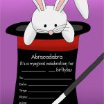 Zauberer Einladungskarten Vorlagen Fabelhaft Free Birthday Invitations to Print for Kids Choose Your theme