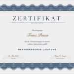 Zertifikat Vorlage Word Erstaunlich Zertifikat Vorlage Kostenlos Word format
