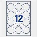 Zweckform Etiketten 3652 Vorlage Word Großartig Runde Etiketten L3416 100
