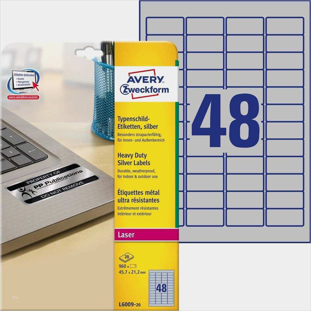 Zweckform L6009 Vorlage Word Beste Typenschild Etiketten L6009 20