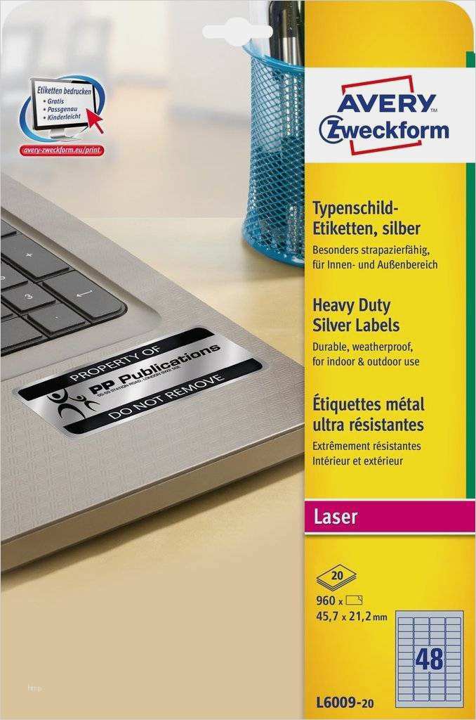 Zweckform L6009 Vorlage Word Elegant Typenschild Etiketten L6009 20