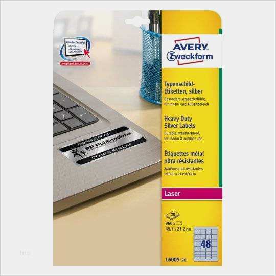 Zweckform L6009 Vorlage Word Neu Typenschild Etiketten L6009 20