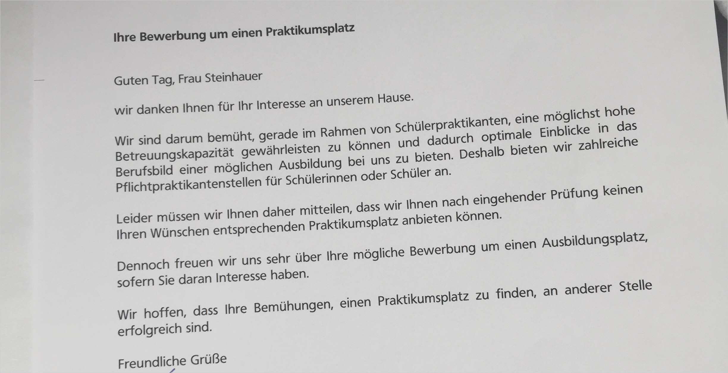 Antwort Auf Absage Bewerbung Vorlage Bewundernswert Hab ...