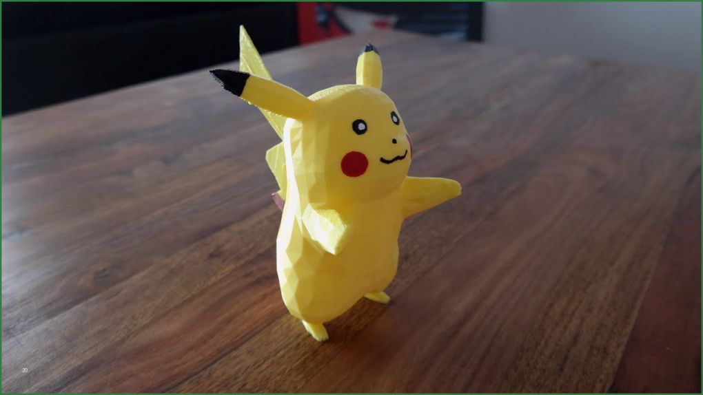 3d Drucker Vorlagen Lego Erstaunlich Pikachu Pokemon 3d Gedruckt German Reprap X400 3d