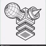 3d Würfel Vorlage Beste 3d Design Würfel form — Stockvektor © Ostapius