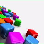 3d Würfel Vorlage Beste 3d Illustration Bunten Würfel Stockfoto