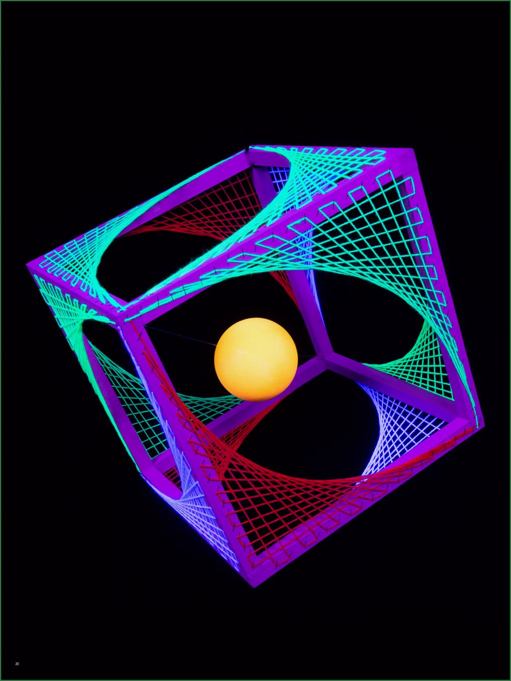 3d Würfel Vorlage Cool Psywork Schwarzlicht 3d Stringart Würfel &quot;violet Flower&quot; 55cm