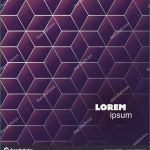 3d Würfel Vorlage Einzigartig Würfel Muster Vorlage Abstract Background — Stockvektor