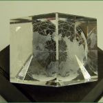 3d Würfel Vorlage Hübsch Looxis Weltkugel 3d Glas Laserarbeit Würfel