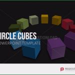 3d Würfel Vorlage Süß Powerpoint Kreise Vorlagen Von Presentationload