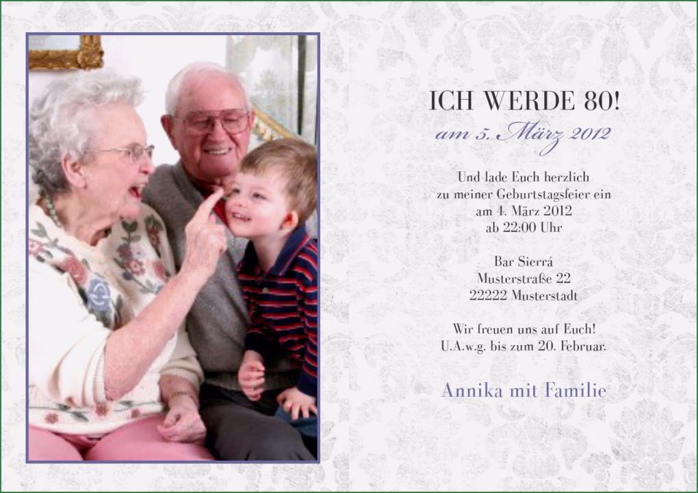 80 Geburtstag Einladung Vorlage Beste Einladungskarten 80 Geburtstag Vorlagen is Free Hd