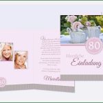 80 Geburtstag Einladung Vorlage Wunderbar Einladung Zum 80 Geburtstag "kaffee" Rosé
