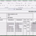 Abrechnung Reisekosten Vorlage Einzigartig Reisekosten Abrechnung Excel Inside solutions