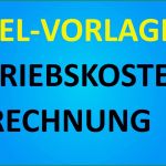 Abrechnung Vorlage Excel Erstaunlich Excel Vorlage Betriebskosten Abrechnung