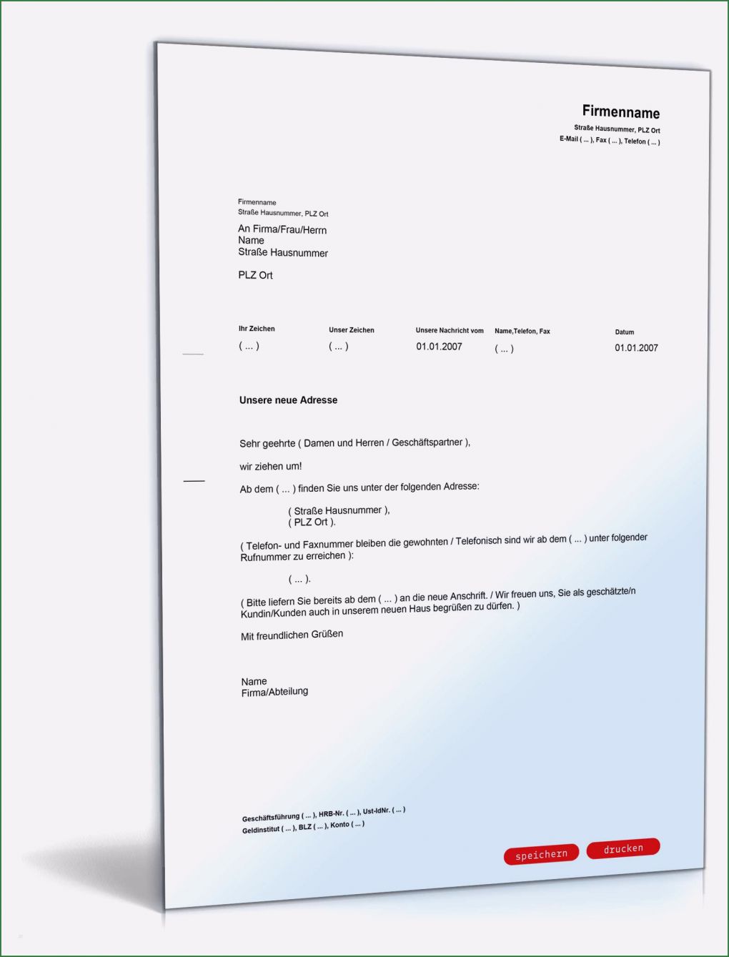 Adressänderung Vorlagen Kostenlos Luxus Wir Ziehen Um