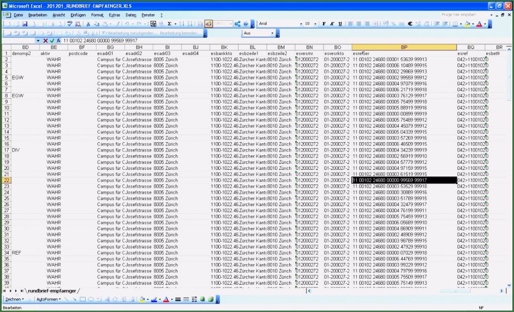 Adressliste Vorlage Pdf Neu 10 Adressliste Excel Vorlage Kostenlos Vorlagen123