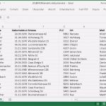 Adressliste Vorlage Pdf Wunderbar Excel Adressabfrage In Separatem Tabellenblatt Pctipp