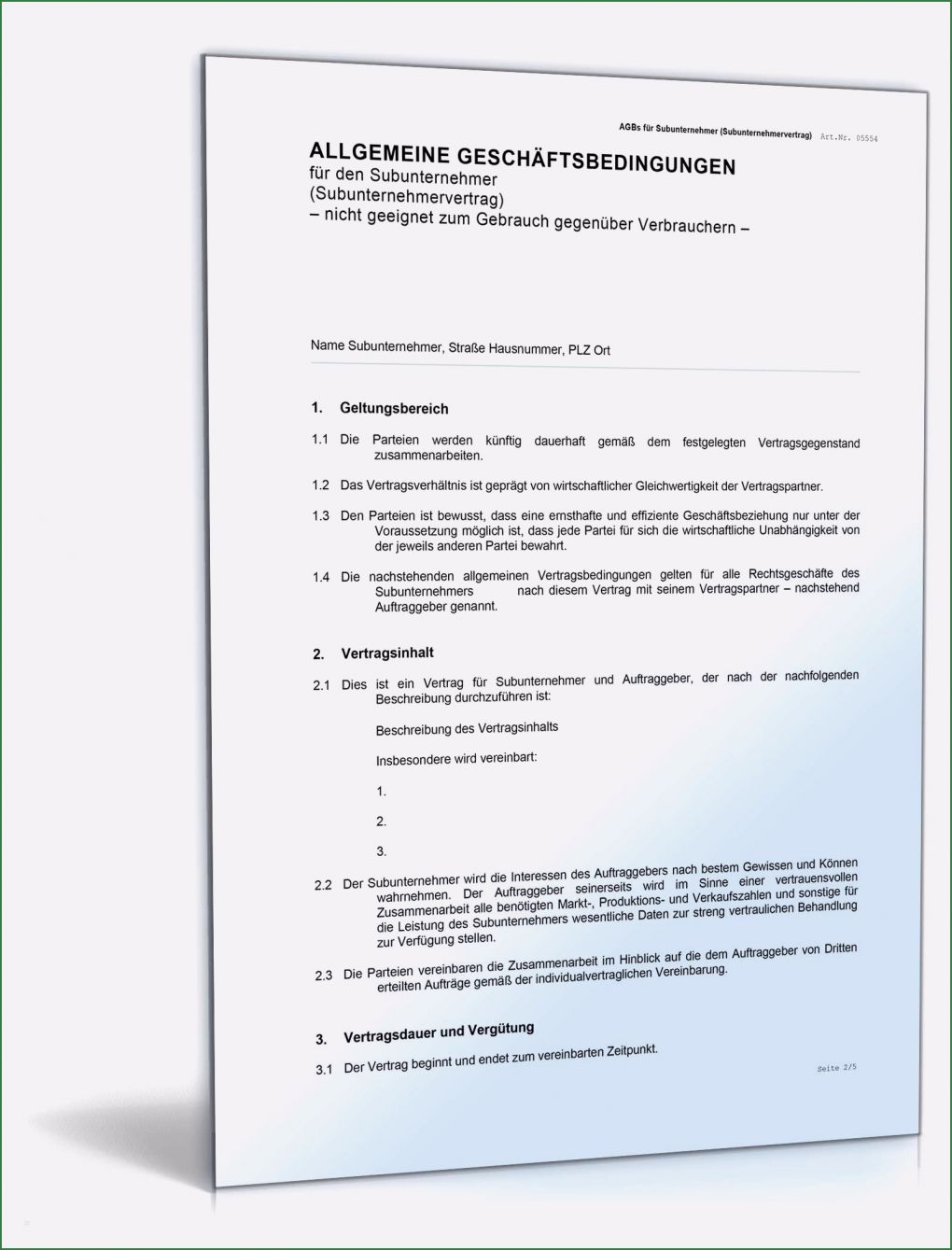 Agb Vorlage Dienstleistung Erstaunlich Bewerbungsschreiben Als Subunternehmer – Kundenbefragung