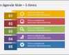 Agenda Powerpoint Vorlage Einzigartig 5 Items Ribbon Agenda Slide Template for Powerpoint