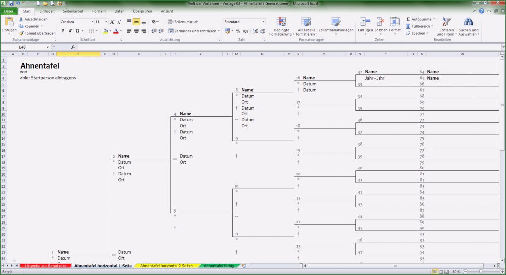 Ahnentafel Erstellen Vorlage Einzigartig Stammbaum Excel Vorlage Kostenlos