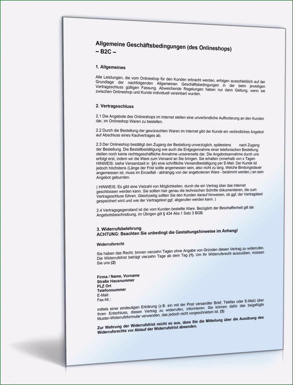 Amazon Agb Vorlage Genial Agb Line Shop B2c