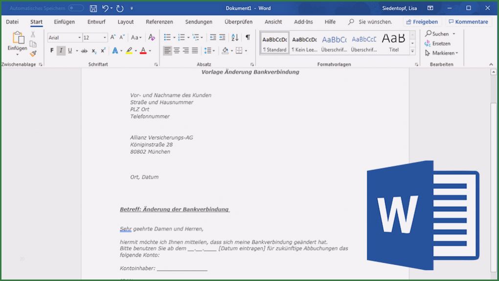 änderung Adresse Vorlage Genial Adressnderung Vorlage Word