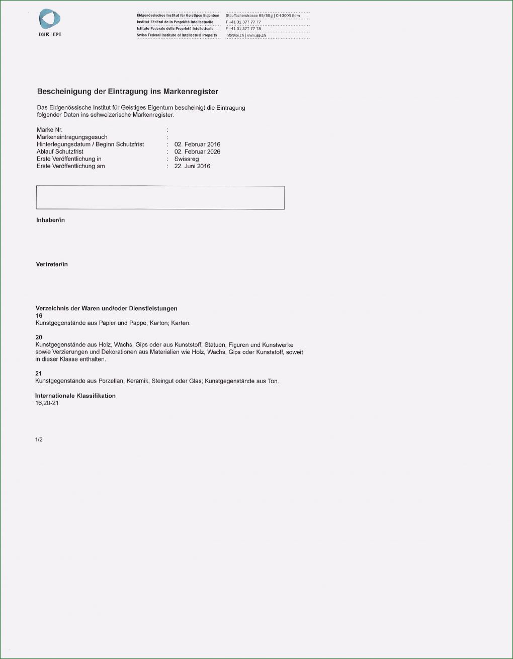 änderung Adresse Vorlage Luxus Änderung Adresse Markeninhaber Schweiz Liesegang