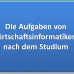 Anforderungsanalyse Vorlage Cool Wirtschaftsinformatiker Aufgaben Studium