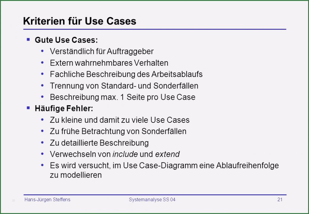 Anforderungsanalyse Vorlage Süß 3 Vorlesung Uml Use Case Diagramme Ppt Video Online