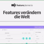 Anforderungsliste software Vorlage Cool Features Verändern Welt Featureplanner