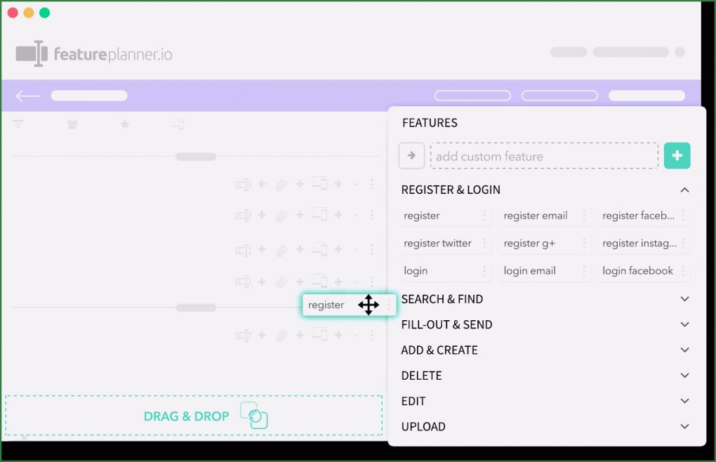 Anforderungsliste software Vorlage Luxus Features Verändern Welt Featureplanner
