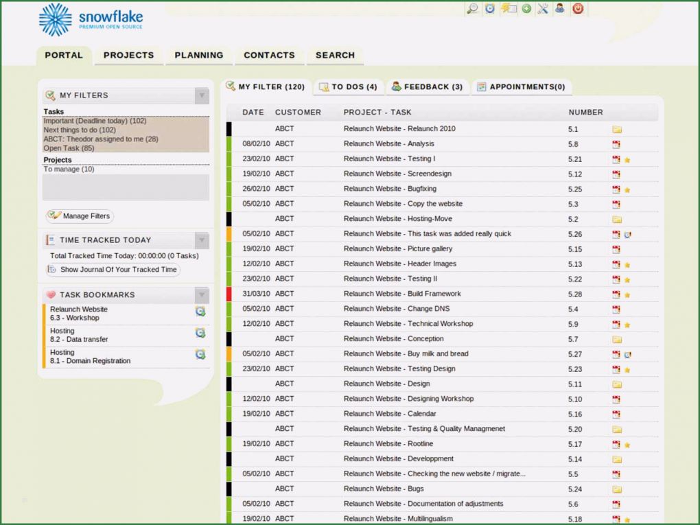 Anforderungsliste software Vorlage Wunderbar todoyu Projektmanagement software Projektmanagement Freeware