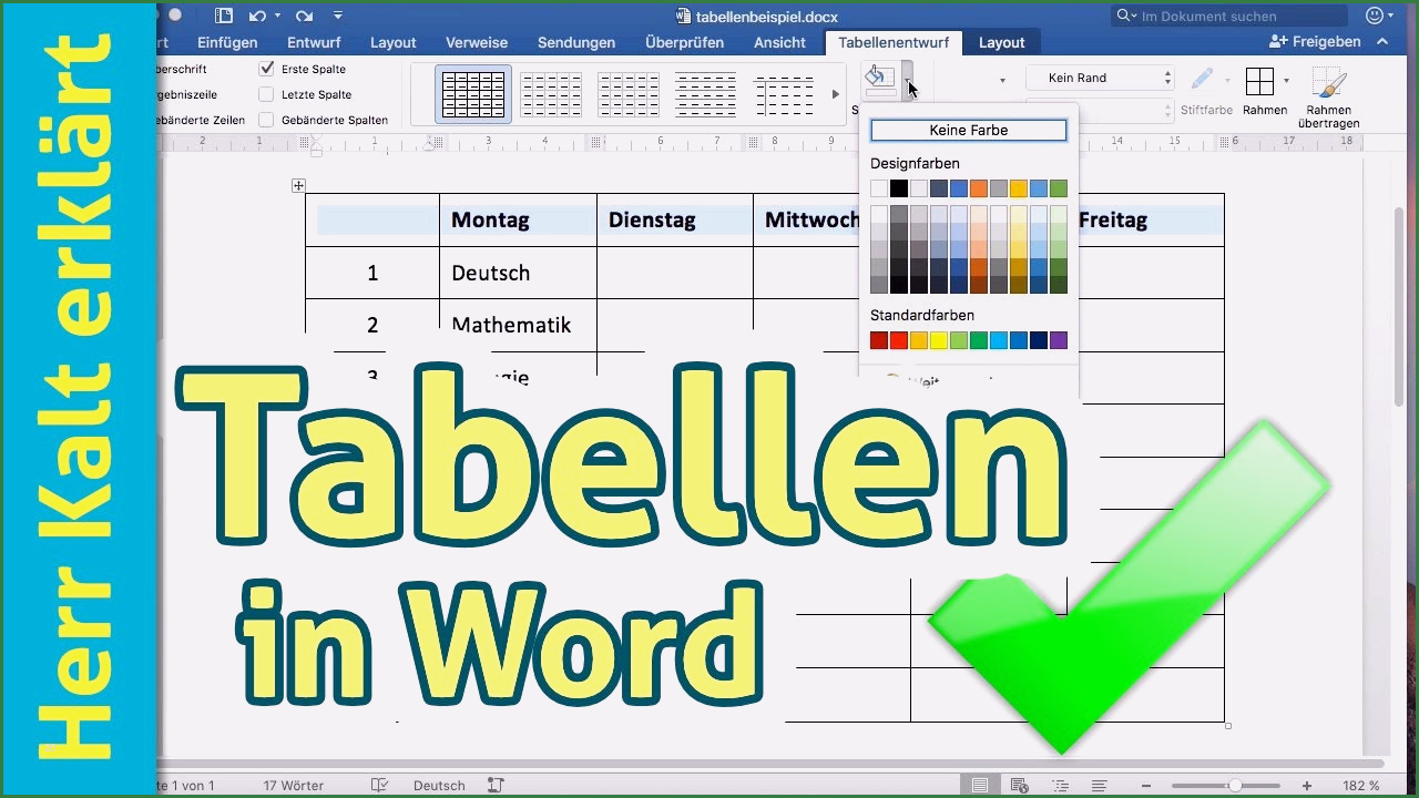 Anforderungsliste Vorlage Word Beste Tabellen In Word ...