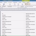 Anforderungsliste Vorlage Word Erstaunlich Etikettendruck In Word 2010