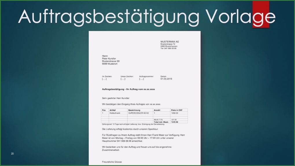 Angebot Einholen Vorlage Kostenlos Best Of Auftragsbestätigung Vorlage Gratis En