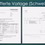Angebot Einholen Vorlage Kostenlos Bewundernswert Ferte Vorlage Schweiz Kostenlos