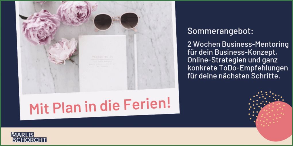 Angebot Stundensatz Vorlage Erstaunlich sommerangebot Intensivmentoring Für Dein Business